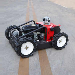 CE Certified 24V Industrial Self Propelled Robot Lawn Mower <b>125cc</b> 4-Cycle <b>Engine</b> Single Cylinder 2200W Crawler Brush Cutter - Product Image 6
