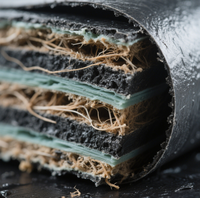 Hochwertige wasserdichte Bitumen walzen membran mit Mineralien granulat Industrie design für Flachdach