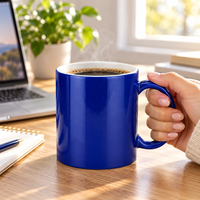 Mug à café en céramique écologique personnalisé de 11 oz avec logo sur mesure, mugs à sublimation, cadeaux durables qui changent de couleur à la chaleur