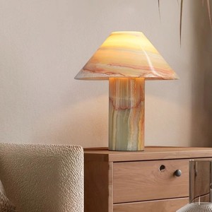 Table <b>Lamp</b> Jade Style E27 <b>LED</b> 220V Switch Control Bedroom Decorative <b>Light</b> - Product Image 1