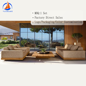 El más nuevo diseño en forma de L sofá al aire libre de teca popular al aire libre de madera de teca <span class=keywords><strong>Tropicana</strong></span> muebles al aire libre Alemania - Product Image 1