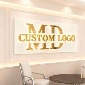 Enseigne en métal <span class=keywords><strong>Guinness</strong></span> en acier inoxydable pour intérieur et extérieur, signalétique murale 3D, lettres en acrylique éclairées par LED, enseigne personnalisée avec logo pour entreprise - Product Image 3