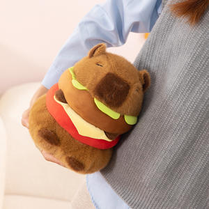 Juguete de Peluche de Capibara Suave, Estilo Veraniego, Lindo, Venta al por Mayor de Fábrica, Muñeco de Capibara, Regalo de Cumpleaños para Niños, Relleno de Algodón PP, Unisex - Product Image 2