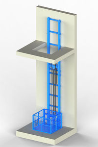 En vente Hydrauliclift Table 1tonne 6m High Cargo <span class=keywords><strong>Lift</strong></span> Outside Incline Cargo <span class=keywords><strong>Lift</strong></span> Ascenseur Home Home Cargo Lifts - Product Image 3