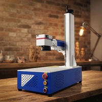 Machine de marquage laser à fibre compacte de bureau 20W 30W 50W pour le travail de gravure sur métal