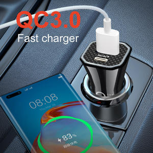 2024 vente chaude de haute qualité Mini QC3.0 + PD18W chargeur de téléphone portable chargeur de voiture USB pas cher pour Iphone X 11 12Pro <span class=keywords><strong>Samsung</strong></span> <span class=keywords><strong>Galaxy</strong></span> - Product Image 6