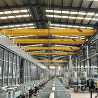 Grue à poutre simple électrique sans fil certifiée CE de 9 tonnes pour la manutention de produits semi-finis forgés