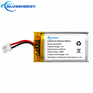 แบตเตอรี่ลิเธียมไอออนโพลิเมอร์บลูเซ็นทรี 3.7V 800mAh พร้อมสายไฟสำหรับอุปกรณ์อิเล็กทรอนิกส์สำหรับผู้บริโภค - Product Image 1