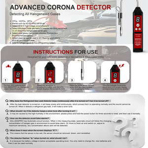 Détecteur de fuite de réfrigérant halogène HVAC pour R22, R410A, R134A, R1234YF, CFC, HCFC, HFC – Localisateur de <span class=keywords><strong>gaz</strong></span> automobile - Product Image 6