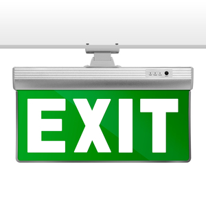4 Wát lửa an toàn LED khẩn cấp Exit dấu hiệu ánh sáng 3.6V Ni-Cd Pin AC85V-265V nhôm + Acrylic - Product Image 2