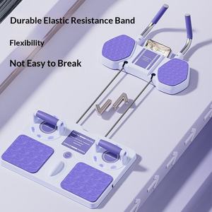 BunnyHi JFB015 Équipement d'exercice musculaire réglable <span class=keywords><strong>pour</strong></span> adultes, entraîneur abdominal portable intelligent <span class=keywords><strong>pour</strong></span> la maison, planche de pompes - Product Image 3