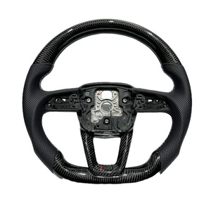 Volant en fibre de carbone forgé or, adapté aux <span class=keywords><strong>Audi</strong></span> B9 S4 S5 RS4 RS5 Q3 Q5 A3 A4L A5 A6 A7 A8, personnalisation haut de gamme - Product Image 2