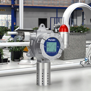 เครื่องตรวจจับก๊าซ LPG แบบ LED สำหรับอุตสาหกรรม พร้อมระบบตัดการทำงานอัตโนมัติ และเครื่องวิเคราะห์ก๊าซไวไฟแบบติดตั้งถาวร - Product Image 3