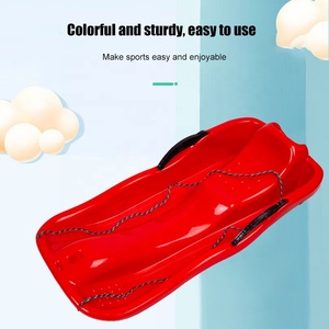 Traîneau à neige en plastique haute densité 1-<span class=keywords><strong>2</strong></span> Rider <span class=keywords><strong>Luge</strong></span> à neige résistant au froid avec corde de traction pour enfants et <span class=keywords><strong>adultes</strong></span> - Product Image 3