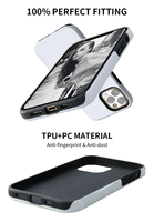 Coque de téléphone double couche en TPU pour iPhone 17 Pro, impression par sublimation 3D et transfert thermique, compatible iPhone 17 Pro Max