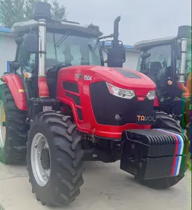 Tractor agrícola de gran potencia 150HP Tracción en las 4 ruedas Tractor de ruedas de gran potencia enviado por contenedor 40HC