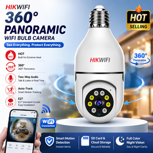1080p v380 Ptz dôme douille ampoule caméra 360 degrés ampoule caméra Cctv e27 <span class=keywords><strong>wifi</strong></span> cctv sécurité ampoule caméra - Product Image 1