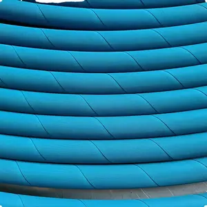 Varios tamaños de manguera de aire y agua con cubierta envuelta en tela para uso industrial en tránsito de aire o agua, manguera de aire y agua EPDM