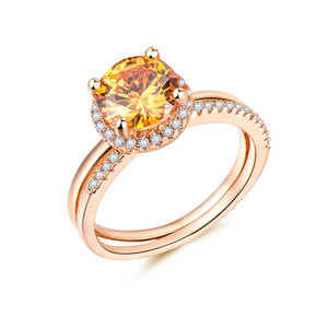 Anello Tono Rosa per Donne, Gioielli Eleganti e Scintillanti, Vendita all'Ingrosso - Product Image 1