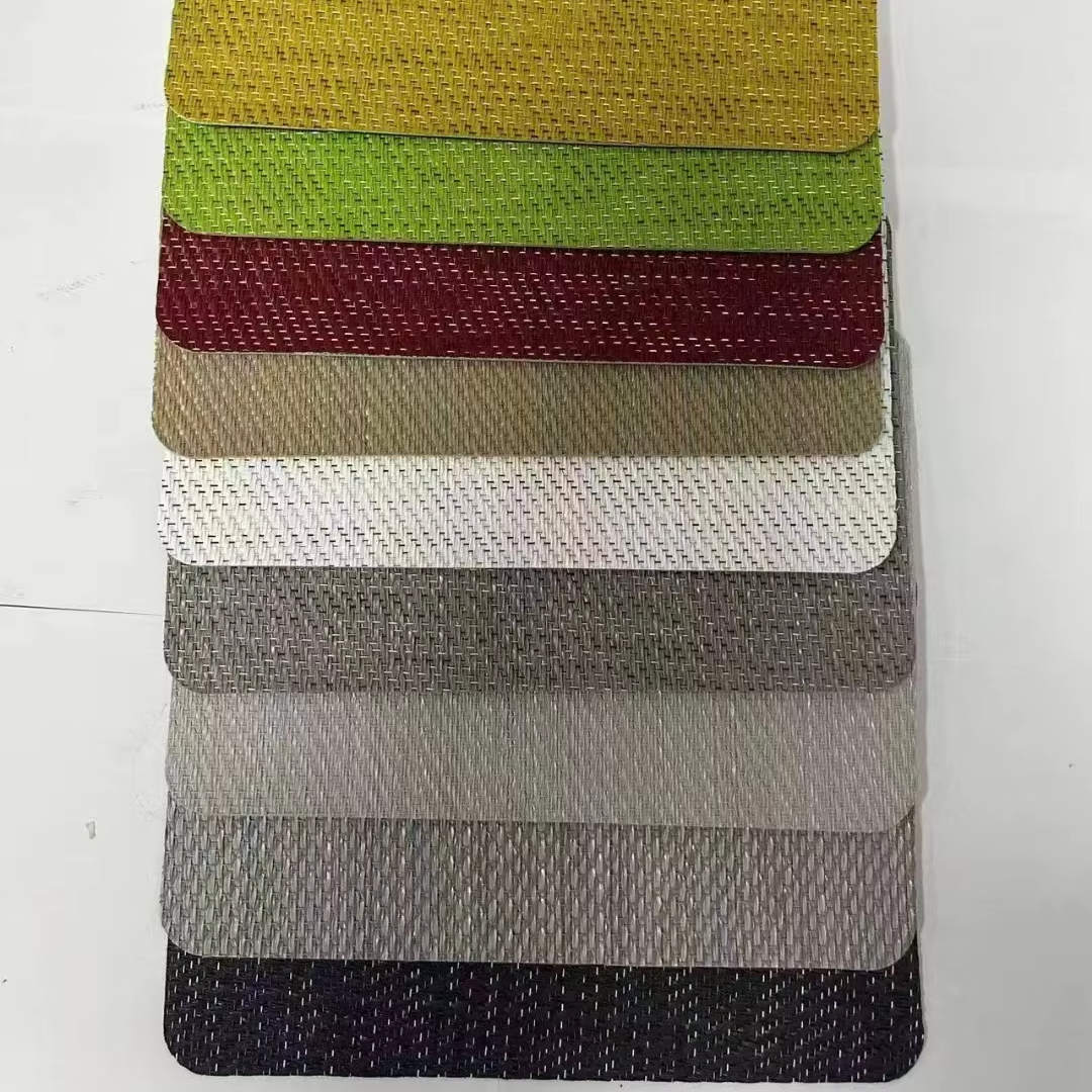 2.5-5mm No Harmful Substances Present Woven Texture Resiling Flooring Used to Supermarkets Sports Venues Halls