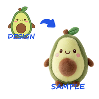 Boneka Mini Plush Kustom Isi Kapas PP Bordir Super Lembut Dapat Disesuaikan