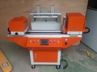 Machine à dorser les bords de cartes en promotion, avec système de contrôle PLC, fabrication professionnelle pour bords arrondis