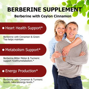 Cápsulas de Berberina de 1500 mg, Suplemento Herbal Orgánico, Directo de Fábrica, Berberina HCl, Promueve la Digestión, Aumenta la Energía - Product Image 5