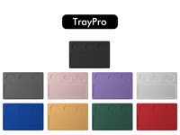 Plateau roulant de luxe en aluminium à faible MOQ, accessoires de fumage en métal avec logo personnalisé, plateau professionnel en gros