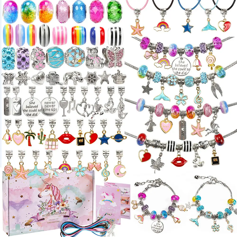 Schlussverkauf neues Schmuck-Herstellungs-Kit Perlen für Halsketten Schmuckherstellungs-Kit Geschenke für Mädchen