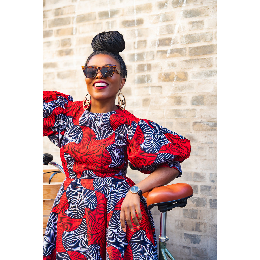 plus size red flare dress Smak Parlour Plus Size Red Gingham Hearts Tiered Cotton Flare Dress –  Unique Vintage main image 0