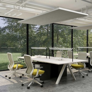 Postes <span class=keywords><strong>de</strong></span> <span class=keywords><strong>travail</strong></span> modulaires modernes pour bureaux, 2, 4, 6, 8 places, bureau avec cloison - Product Image 3