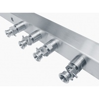 Boîtier de protection extérieur moderne en acier inoxydable IP66, découpe laser, pliage, couvercle d'instrument électronique en tôle
