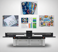 Mesin Cetak UV Format Besar Industri Digital Inkjet Flatbed untuk Kayu, Ubin, Kaca, Plastik, Mainan, dan Papan Nama