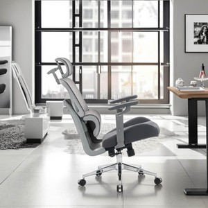 Chaise de bureau ergonomique respirante en maille moderne pour la maison, accoudoirs réglables 4D, appui-tête réglable 3D, <span class=keywords><strong>prix</strong></span> d'usine, confortable - Product Image 4