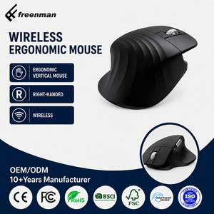เมาส์เออร์โกโนมิกส์ Air <span class=keywords><strong>Touch</strong></span> 2.4G BT แบบสองโหมด เงียบ สำหรับแท็บเล็ต แล็ปท็อป พีซี ชาร์จไฟได้ - Product Image 1