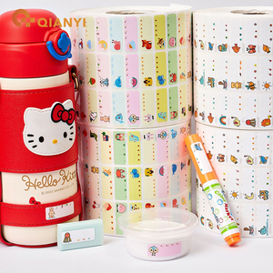 Personalisierbare, selbstklebende, wasserfeste PVC-Namensetiketten für Bücher, Kerzen, Bastelarbeiten und Bilderrahmen - Product Image 6