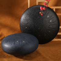 Kabat Steel Tongue Drum 13 Notes 12" Musical Instruments Handpan Tank Drum Percussion Instrument With Drum Accessories