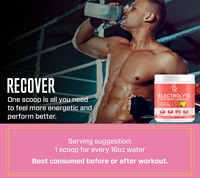 Poudre d'électrolytes K-green Keto pour l'hydratation et la privation de nourriture, avec oligo-éléments, saveur framboise-citron, améliore l'immunité, pour adultes