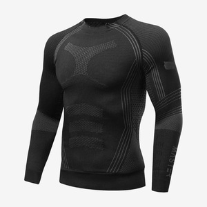 OEM Set di strati di Base a compressione senza soluzione di continuità da uomo abbigliamento termico per palestra Fitness inverno caldo Top lungo <span class=keywords><strong>e</strong></span> <span class=keywords><strong>pantaloni</strong></span> - Product Image 2