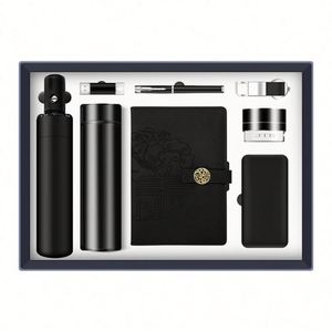 Nouvelle Tendance 2024 : Coffret Cadeau Noël 2020 – Bouteille, Carnet, Clé USB, Stylo et Marque-page – Idées Cadeaux de Noël – Coffret Cadeau de Noël - Product Image 1