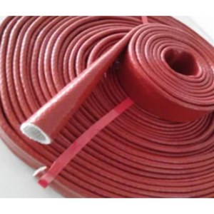Silicone Coated Fiberglass <b>Sleeve</b> Braided fiberglass inner layer & Premium silicone rubber outer coating - Product Image 3