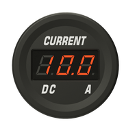 DAMAVO YM1169 12V AC Digital Voltmeter Ammeter IP65 Tahan Air Layar LED Hijau Mengukur Suhu Arus DC untuk Truk RV