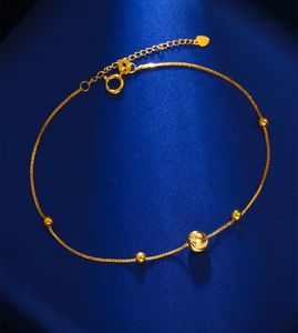 Xinfly Jewelry Female Engagement Wedding Luxury 3D Pure 18K <b>Solid</b> Gold Bead Au750 Real Women Ladies Chain Chopin <b>Bracelet</b> - Product Image 5