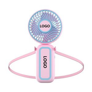 Nouveau mini ventilateur portable à lanière, rechargeable par USB, pliable, haute puissance, ventilateur <span class=keywords><strong>de</strong></span> cou portable - Product Image 1