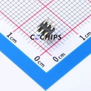 XDZ127-2-03-S-1.0-G1 Pin Header SMD,P=1.27mm Connector 2x3P 1.27mm Pin Header Vertical Mount - Product Image 2