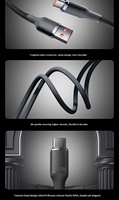 Câble de données tressé USB-A vers USB-C / Type-C vers Type-C 100W à charge ultra-rapide avec boîtier métallique pour PD, idéal pour téléphones mobiles – Fournisseur d'usine