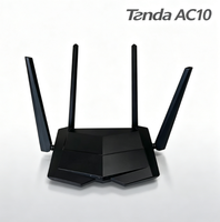 Router WiFi Tengda de 5 GHz de Alta Velocidad AC10 1200 Mbps, 4 Puertos Gigabit Ethernet, Doble Banda 2.4G/5GHz 11AC, 4 Antenas
