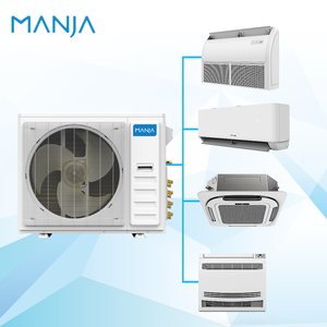 Aires Acondicionados Split, Aire Acondicionado de Techo Tipo Cassette, Flujo de Aire de 8 Vías, Encendido/Apagado, 18000 BTU, 24000 BTU, 36000 BTU, 48000 BTU, Original - Product Image 1