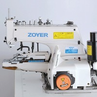 Machine à boutonnières semi-automatique informatisée à entraînement direct 1377, machine à coudre industrielle à aiguille simple
