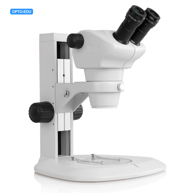 OPTO-EDU A23.1501-B1 8x-50x Binocular/Trinocular Zoom Stereo Microscope with Extra Wide Field Eyepiece CE Certified